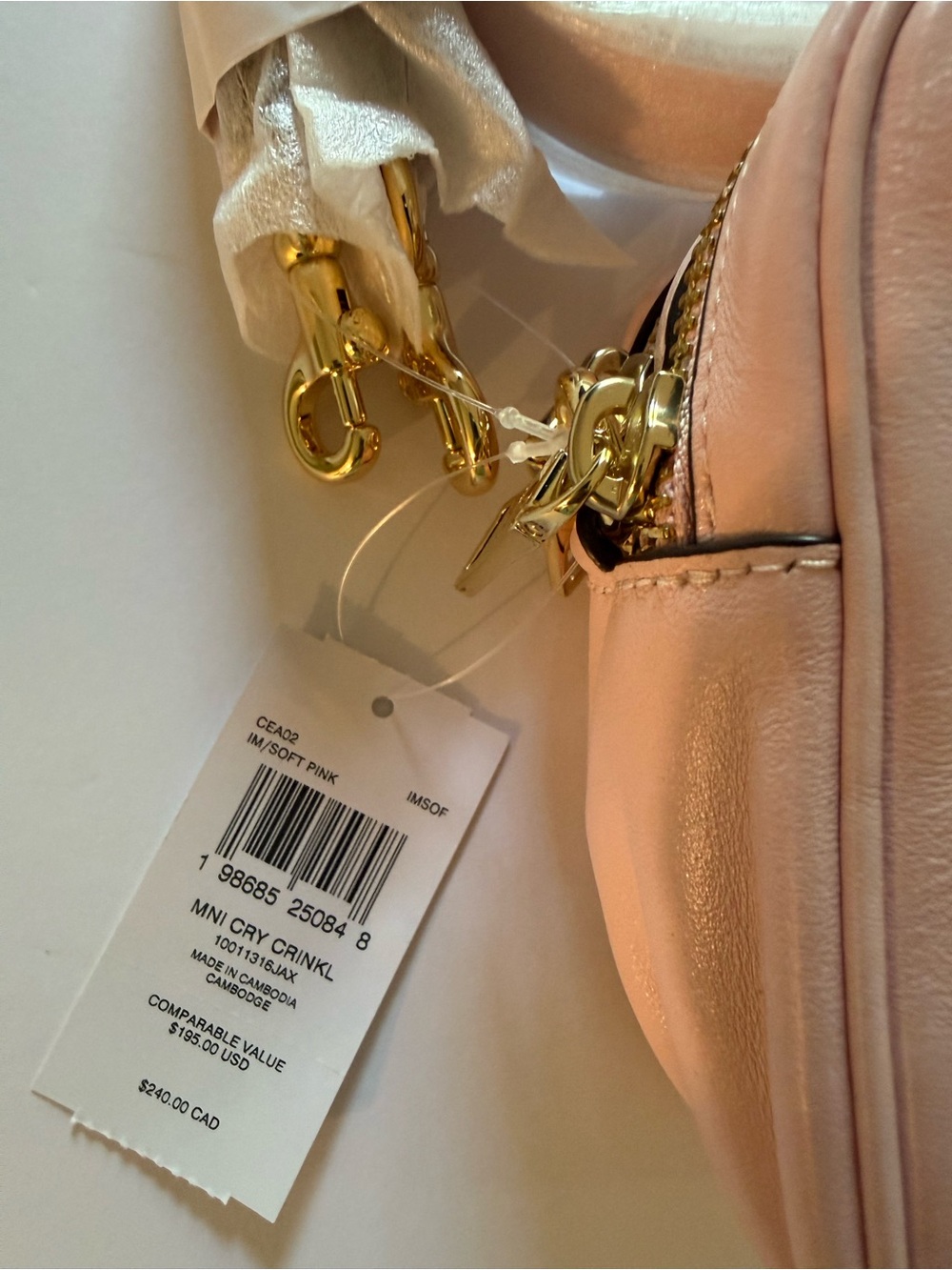 Coach Outlet Mini Carey Crossbody Bag - Picture 6 of 8